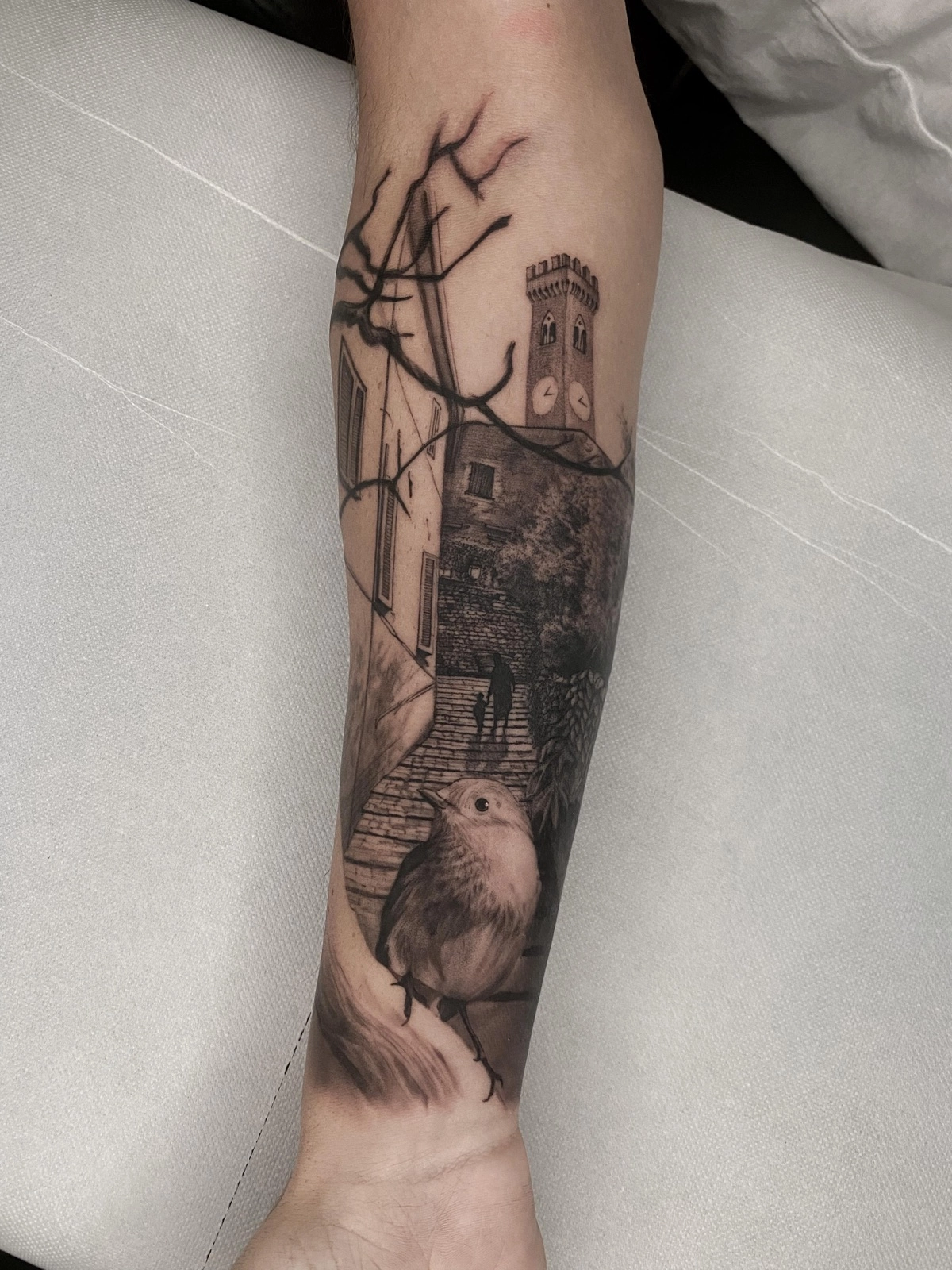 Tatuaggio blackwork Rimini Black Swan studio ink nero dettagliato artistico professionale Tatuaggio blackwork Rimini Black Swan studio ink nero dettagliato artistico professionale